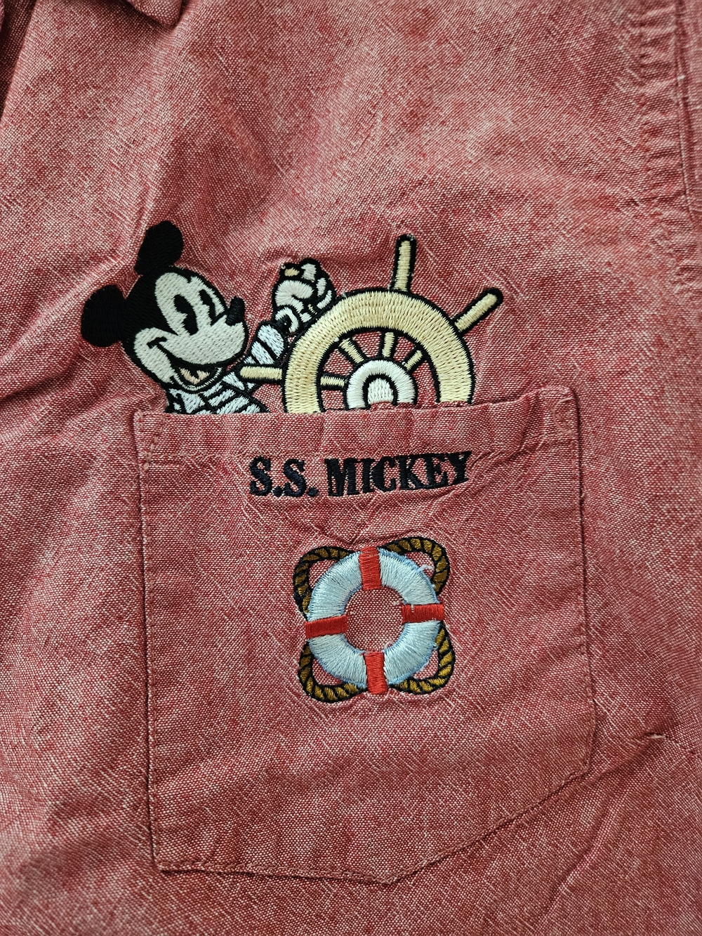 Vintage Mickey Mouse Button-Up Shirt - Picture 3 of 7